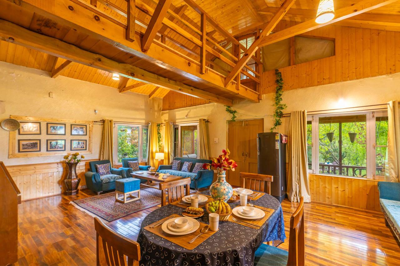 Dinning area maryam cottage pahalgam