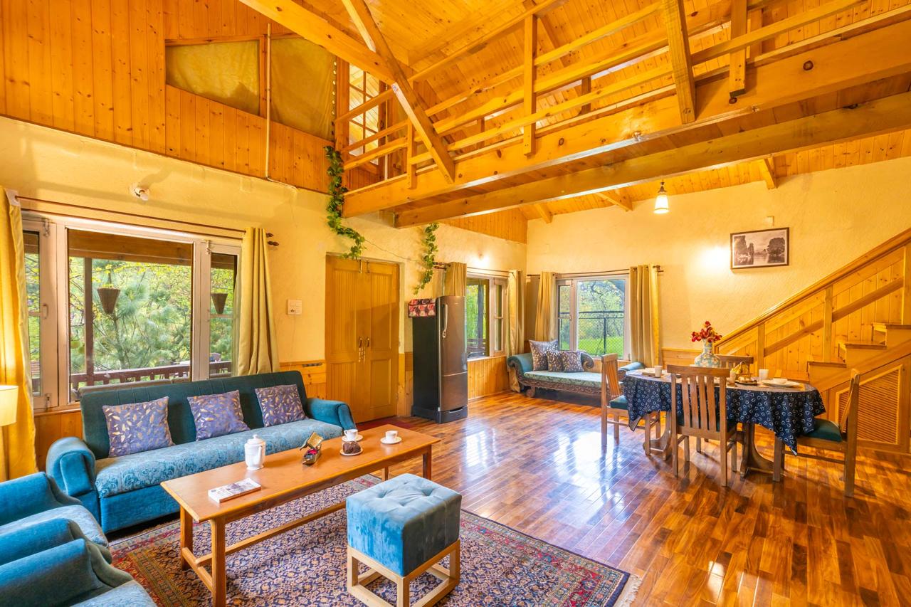 Interior maryam cottage pahalgam