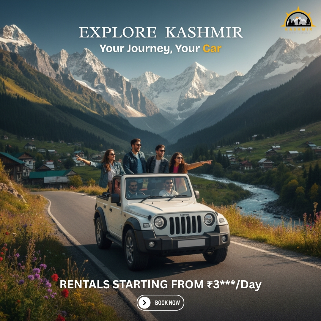 The Ultimate Guide to Self Drive Car Rental in Srinagar — Travel Kashmir on Your Own Terms